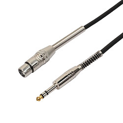 3Pin XLR À 6.35mm Convertisseur Adaptateur Câble Pour Microphone Stéréo Mic Câble de Conversion