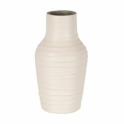 BigBuy Home Vase Blanc Céramique 17 x 17 x 30 cm