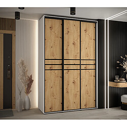 Abiks Meble Armoire Davos 10 À Portes Coulissantes 235,2/150/45 3 Portes