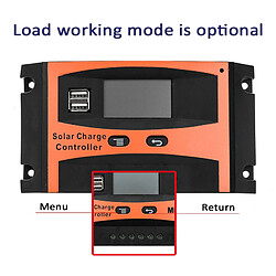 Acheter Yonis Contrôleur Solaire MPPT 12V/24V Identification Automatique Avec USB