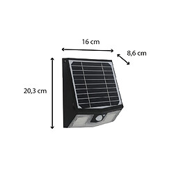 Avis Applique solaire déportée + détecteur de mouvement 500lm classe A++ Eos Voltman