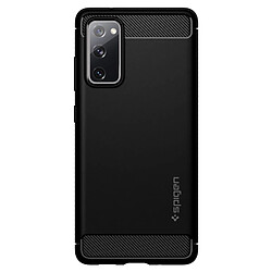 Caseink Coque Spigen ? Rugged Armor Pour Samsung S20 FE matte Noir