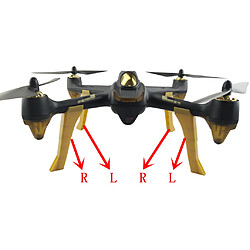 Acheter Train D'atterrissage De Train D'atterrissage 4 Pièces RC Pour Hubsan H501S H501C X4 Gold