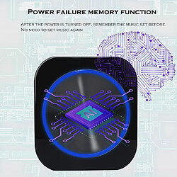 Universal Sonnette automatique sans fil 58 Musique longue distance(Le noir)
