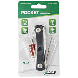 Jeu de tournevis Allen InLine® Pocket avec porte-embout 20in1