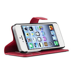 Acheter Cadorabo Coque iPhone 5 / 5S / SE 2016 Etui en Rouge