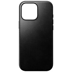 Nomad Coque pour iPhone 16 Pro Max Compatible MagSafe en Cuir Horween Noir