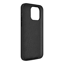 Coque pour iPhone 14 Pro Hybride Semi-rigide Fine Intérieur Doux Moxie noir