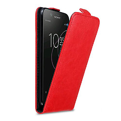 Cadorabo Coque Sony Xperia XZ1 Etui en Rouge