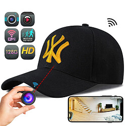 Mini Caméra de Baseball Sans Fil, 1080P, Full HD, WIFI, Grand Angle, Sport, Extérieur, Enregistreur pour Vélo, Equitation + Carte Mémoire 128 Go