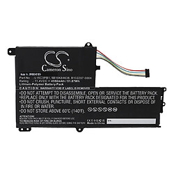 vhbw Batterie compatible avec Lenovo IdeaPad Flex 4-1480, Flex 4-1480 14, Flex 4-1570 ordinateur portable (4550mAh, 11,4V, Li-polymère)