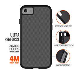 Acheter Eiger Coque pour iPhone 7/8/SE2022 Rigide avec 2 Couches Ultra-Renforcée Anti-Chute 4M Noir