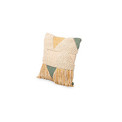 ICONIK INTERIOR Coussin de style boho Bali - Housse et Rembourrage inclus - Precansa Multicolore