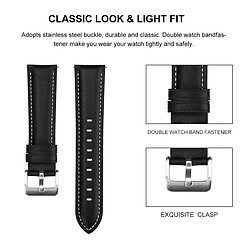 Acheter INF Bracelet en cuir pour Samsung Galaxy Watch 3 (41 mm) - Noir