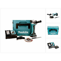 Makita DGA 452 RA1J meuleuse d'angle sans fil, 18V 115mm + 1x Batterie 2,0Ah + Chargeur + Makpac