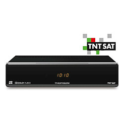 Récepteur Décodeur Satellite HD TNTSAT THOMSON THS804 + Carte TNTSAT - Enregistrement via USB, 12 V, chaînes gratuites ASTRA 19.2 E