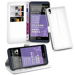 Cadorabo Coque HTC Desire 816 Etui en Blanc