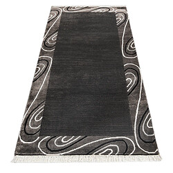 Avis Vidal Tapis de couloir en laine 203x84 brun Darya