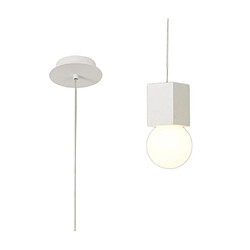 Luminaire Center Suspension Galaxia Ciment blanc et blanc