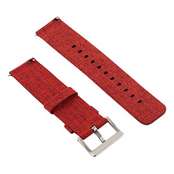 Acheter Wewoo Bracelet pour montre connectée Dragonne en toile mode simple Fitbit Versa / 2 orange foncé