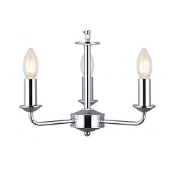 Acheter Luminaire Center Suspension Banyan Chrome poli 3 ampoules 34cm