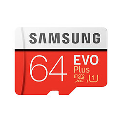 Acheter Carte mémoire Samsung Micro SD Evo Plus 64 Go Classe 10 avec Adaptateur SD