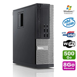 PC Dell Optiplex 990 SFF Intel G630 2.7GHz 8Go Disque 500Go DVD Wifi W7 - Occasion