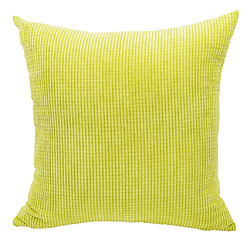 Taie D'oreiller Douce Housse De Coussin De Taille De Canapé Carré Vert 50 X 50 Cm