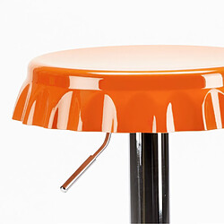 Acheter Superstool Tabouret haut bar et cuisine forme de capsule de bouteille design moderne Dallas | Orange