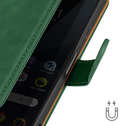 Acheter Avizar Étui pour Sony Xperia 10 VI Clapet Portefeuille Vert Foncé