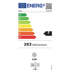 Congélateur coffre 110cm 310l - hce319f - HAIER