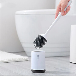 Universal Tête en silicone station de sol toilette brosse douce brosse nettoyante porte brosse toilette