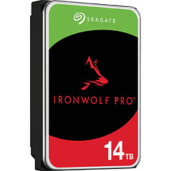 Acheter Seagate Technology Ironwolf Pro Disque Dur Interne 14To HDD 3.5" 7200RPM SATA 250Mo/s Noir