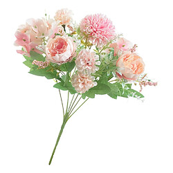 7 Tête Faux Pivoine Fleur Artificielle Fleur De Mariage Décoration De Mariage Rose Clair