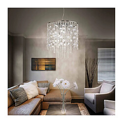 Ideal Lux Suspension Chromée en cristal EVASIONE 10 ampoules