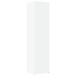 vidaXL Buffet haut blanc 45x42,5x185 cm bois d'ingénierie