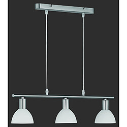 Avis Reality|Trio Lampe à suspension DETROIT, nickel mat, 3 spots