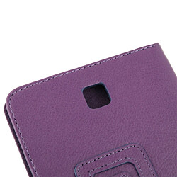 Wewoo Housse Étui Violet pour Samsung Galaxy Tab 4 8.0 / T330 Litchi Texture Flip en cuir avec support pas cher