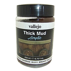 Vallejo Brown Thick Mud 200ml