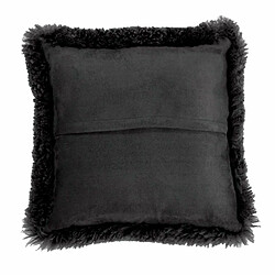 Paris Prix Coussin Déco Peau de Mouton 40x40cm Gris Foncé