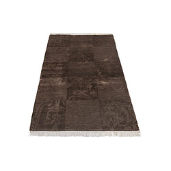 Avis Vidal Tapis de laine 150x79 brun Darya