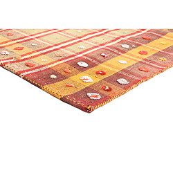 Vidal Tapis de laine 225x159 rouge Jajim