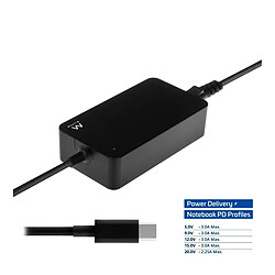 Avis Cargador Universal Ewent EW3981 USB C 45W Negro