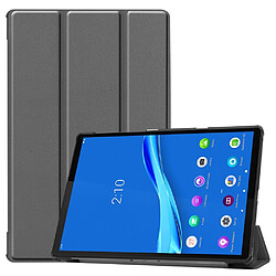 Etui en PU + TPU avec support tri-pliure gris pour votre Lenovo Tab M10 Plus TB-X606F