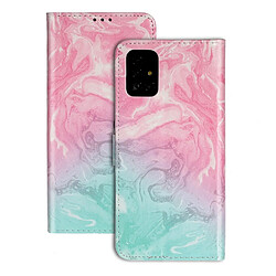 Etui en PU impression de motifs avec support motif colorisé pour votre Samsung Galaxy A71