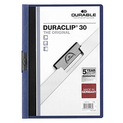 Dossier de Portefeuilles Durable Duraclip 30 Bleu foncé A4 25 Pièces