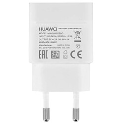 Acheter Chargeur Secteur USB Original Huawei 2A Blanc - Charge Ultra-rapide