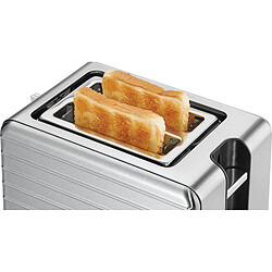 Grille Pain Toaster large fente 2 tranches, 2 pinces à tirer les sandwichs, 1050, Argent, Proficook, TAZ 1110 pas cher