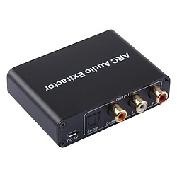 Wewoo Extracteur audio 192KHz ARC HDMI ARC vers SPDIF + Adaptateur de canal retour audio convertisseur coaxial + L / R