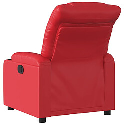 Acheter vidaXL Fauteuil inclinable électrique Rouge Similicuir